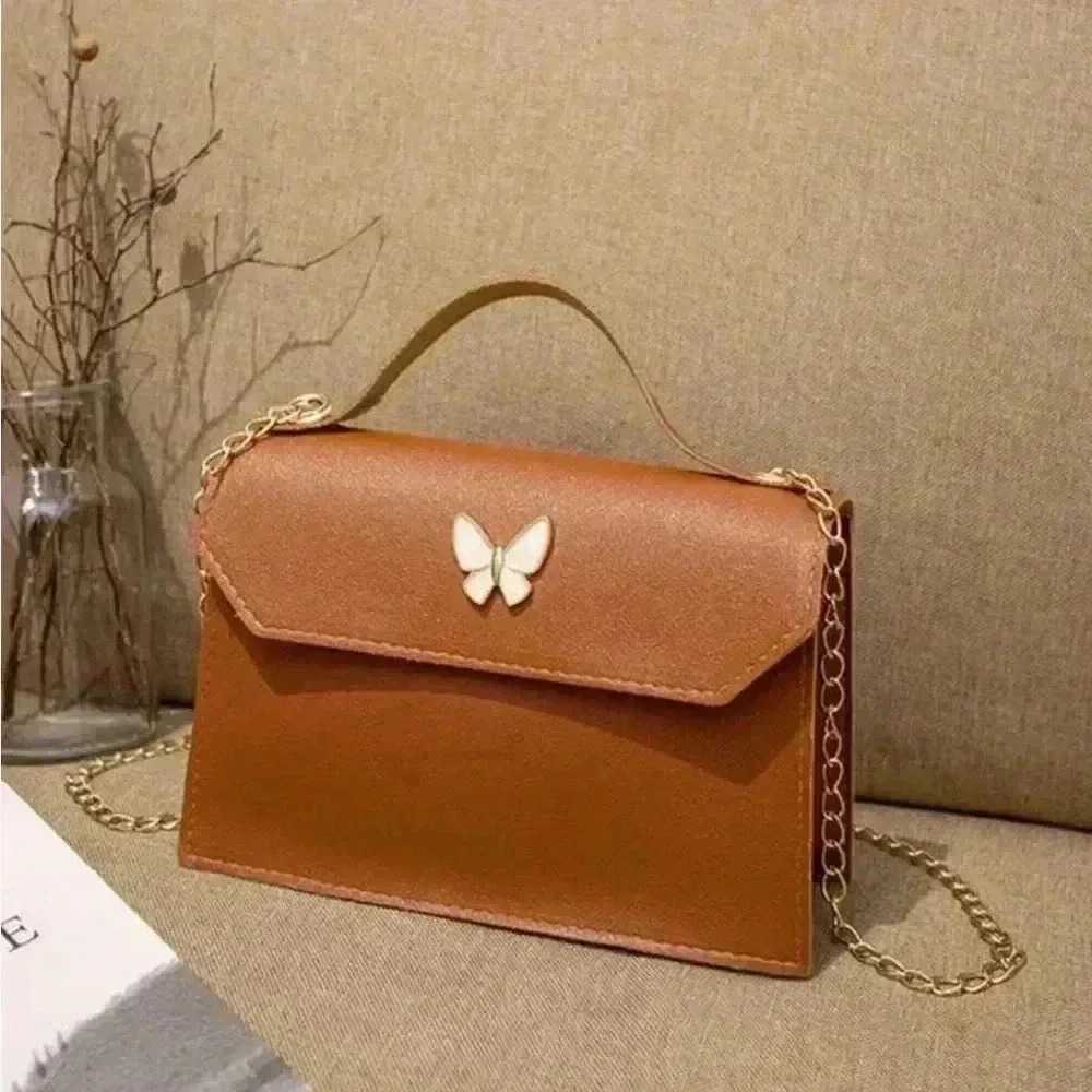 ⚠️Clearance Small Brown Butterfly Pendant Crossbody / Hand Bag - Picture 2 of 4